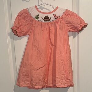 Smocked cowgirl dress